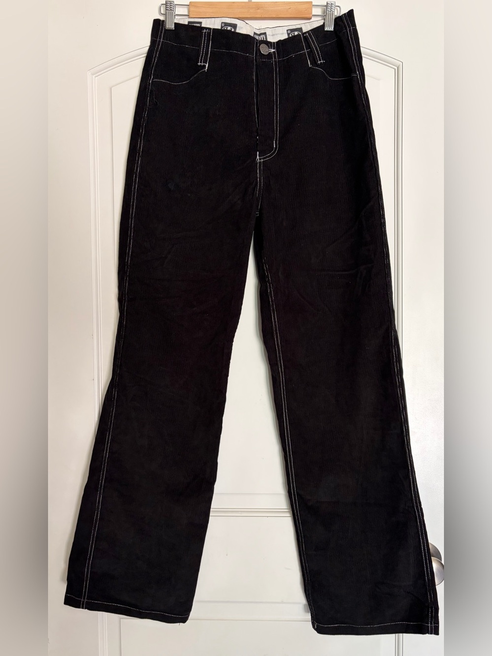 County F.B. Black Ccorduroy Straigh Leg Men’s Pants Size 32x32 New Condition